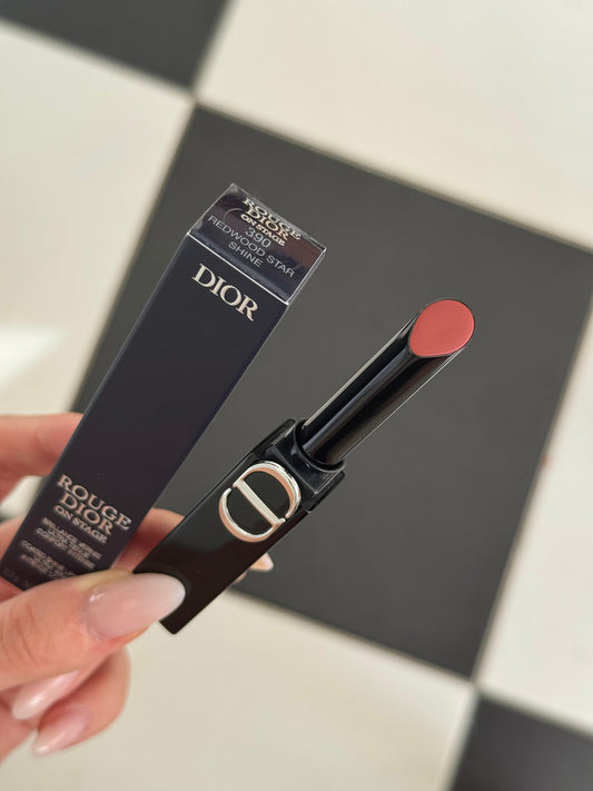 DIOR On Stage Coated Shine Lipstick (390) - Ultra Wear, Intense Comfort