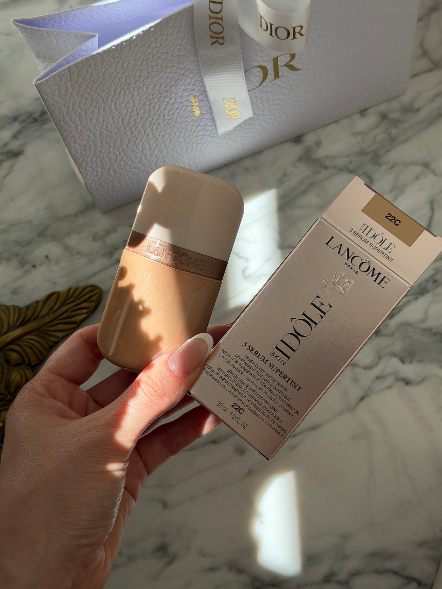 LANCÔME Idôle Skin 3 Serum Supertint Fresh Glow Foundation (22C)