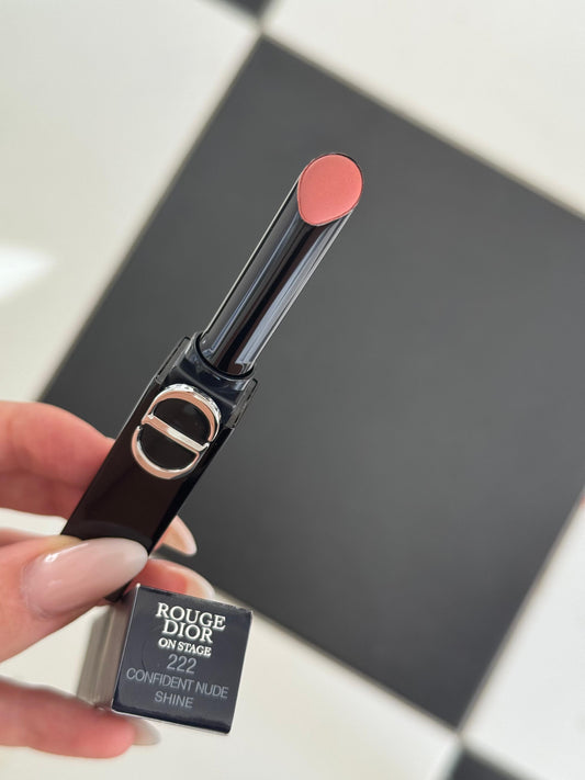 DIOR On Stage Coated Shine Lipstick (222) - Ultra Wear, Intense Comfort