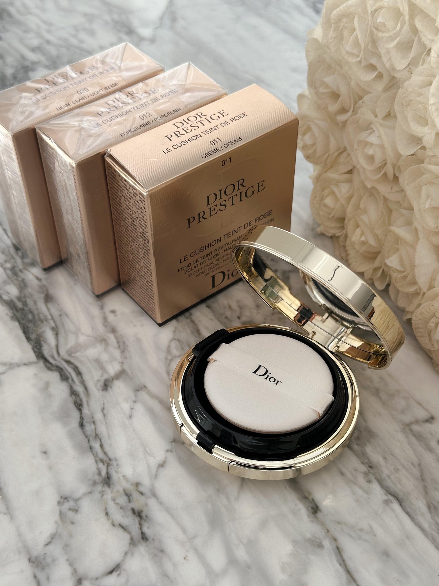 DIOR Dior Prestige Le Cushion Teint De Rose
Anti-Aging Foundation - High Perfection and Smoothing SPF50/PA+++