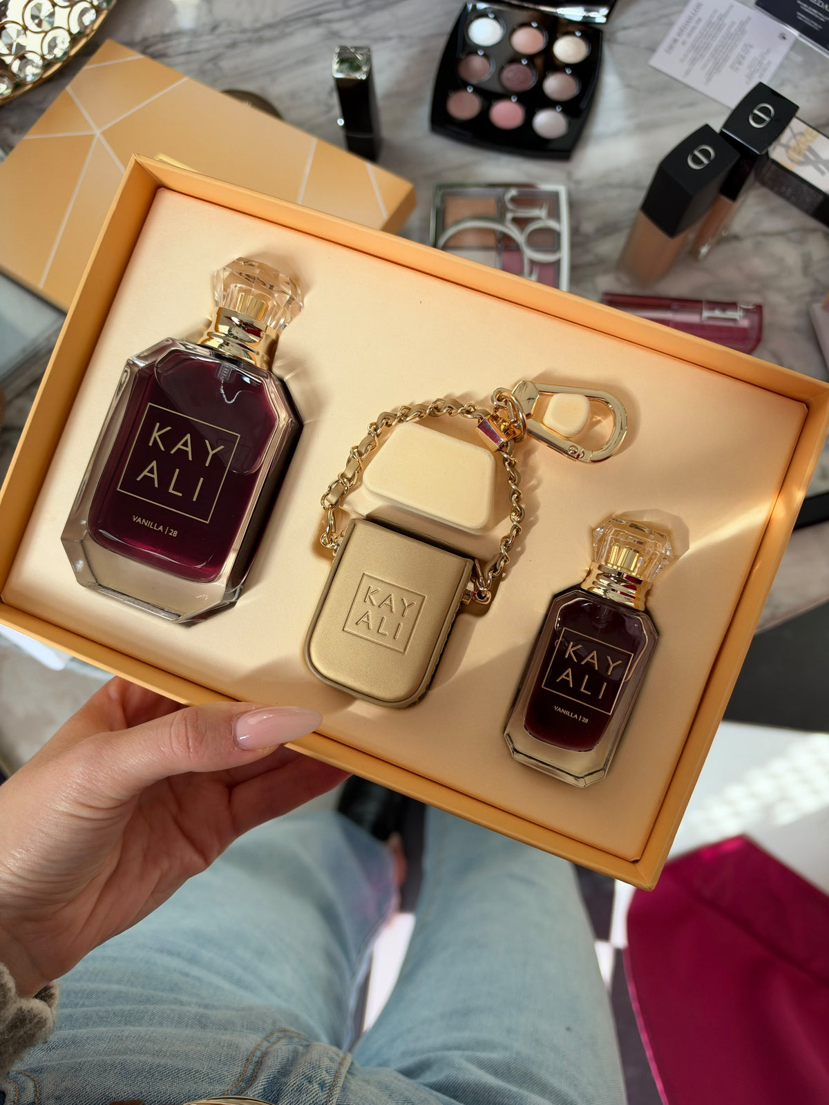 KAYALI Vanilla 28 Charm Set (50 + 10ml Edp + Perfume Case)