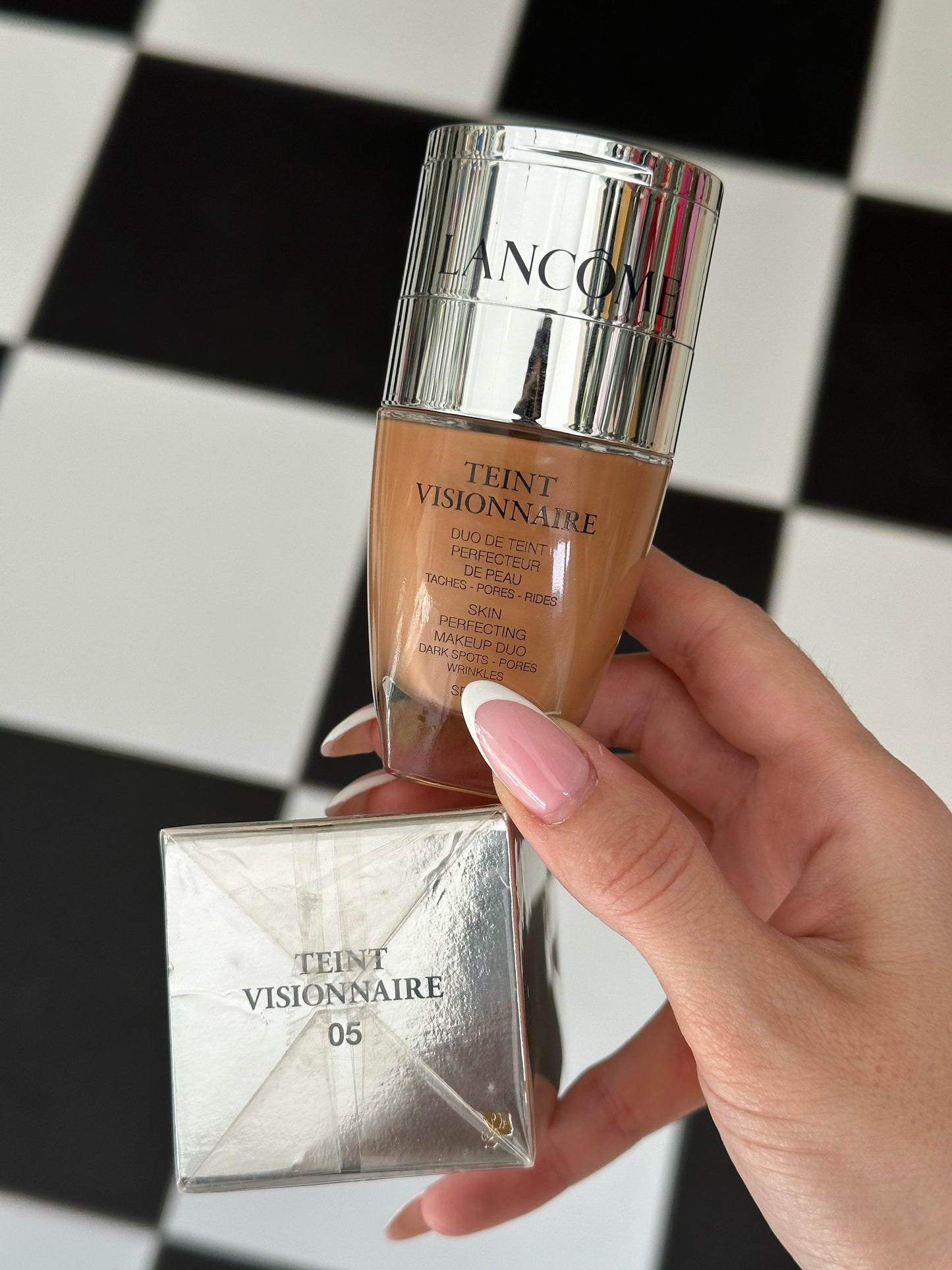 LANCÔME Teint Visionnaire
Skin Perfecting Foundation Makeup Duo - Dark Spotes, Pores, Wrinkles