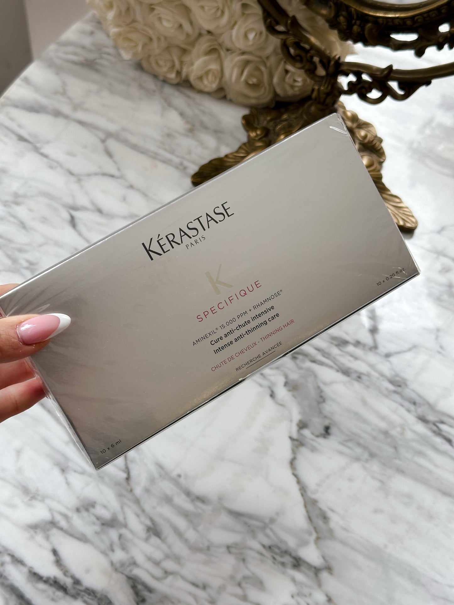 KÉRASTASE Specifique Intense Anti-Thinning Care
Aminexil Force Scalp & Thin Hait Treatment