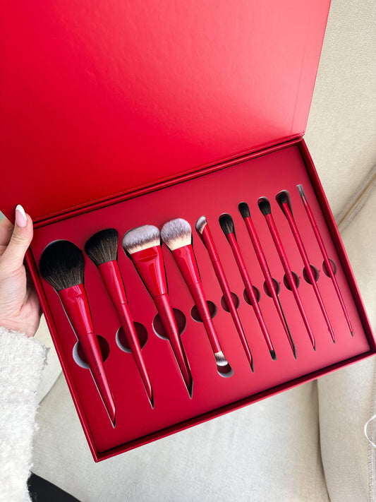 DIEGO DALLA PALMA Essential Pro Makeup Brushes 10 Professional Face And Eye Brushes Set